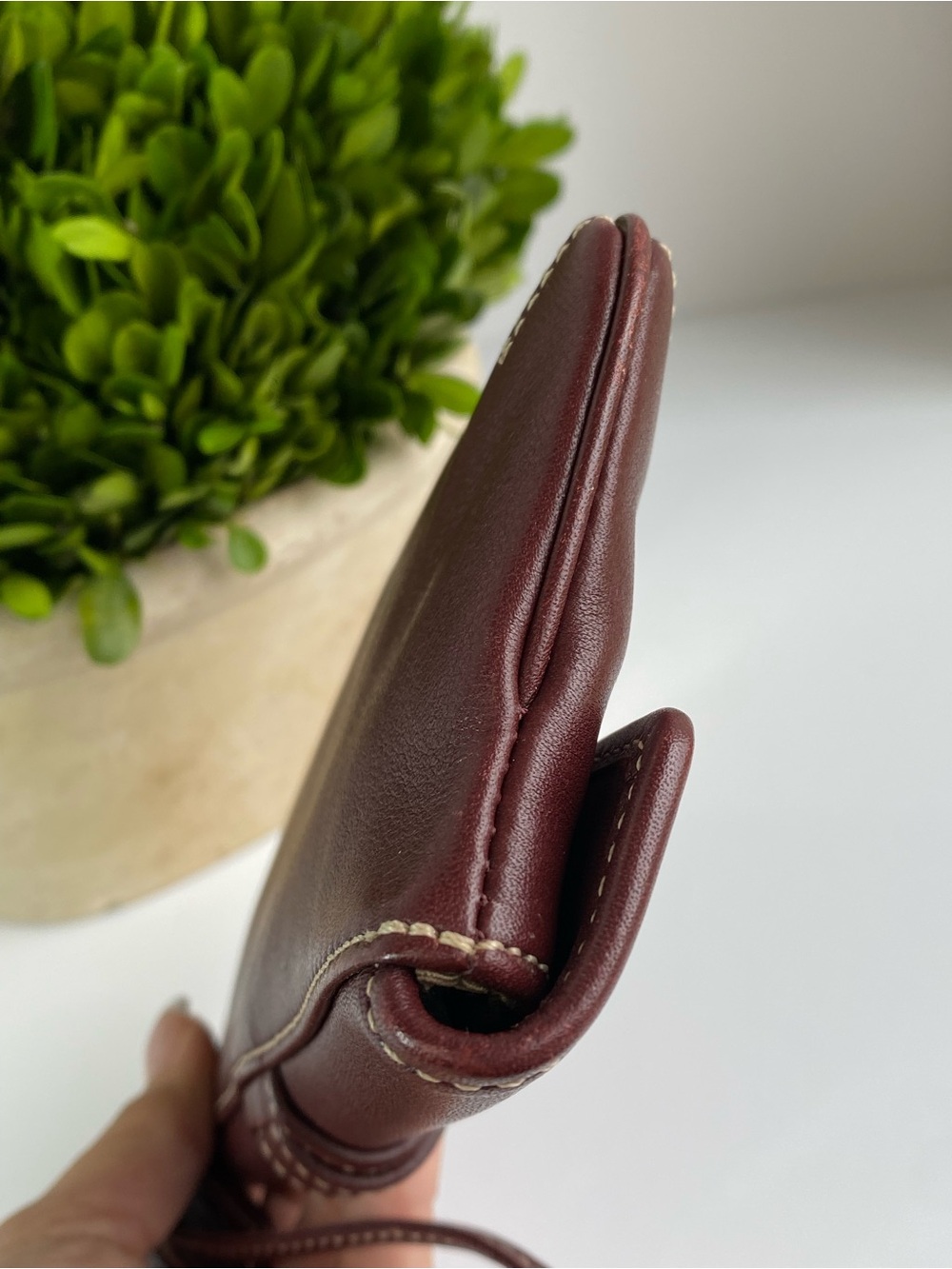 Coach Oxblood Hamilton Clutch Wristlet Wallet - Picture 10 of 14